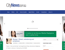 Tablet Screenshot of citynews.com.au