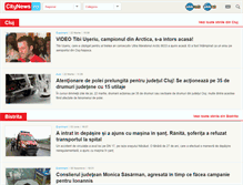 Tablet Screenshot of citynews.ro